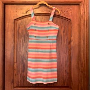 Candy stripe sun dress
